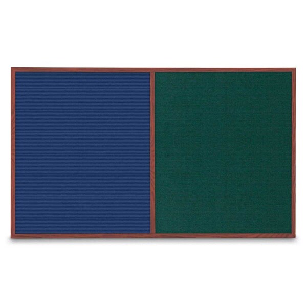 Enclosed Corkboard, 1 Door, 18"x24", 4" Fra